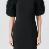 ENDLESS ROSE Little Black Dress | Tops*- Puff Sleeve Mini Dress BLACK