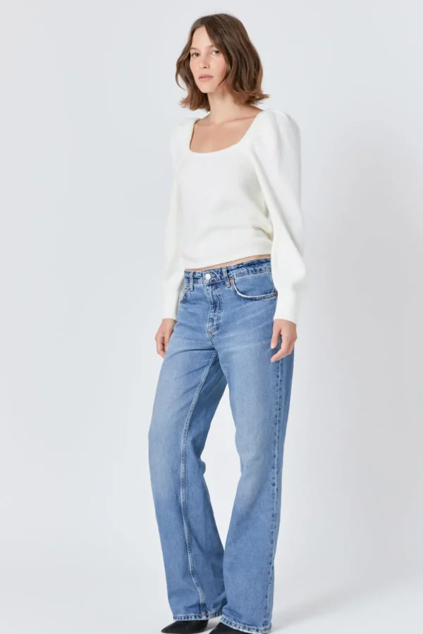 ENDLESS ROSE Sweaters & Knits | Tops*- Puff Sleeve Sweater