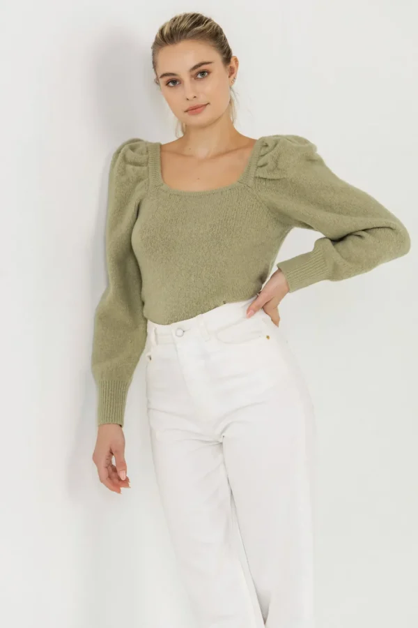 ENDLESS ROSE Sweaters & Knits | Tops*- Puff Sleeve Sweater