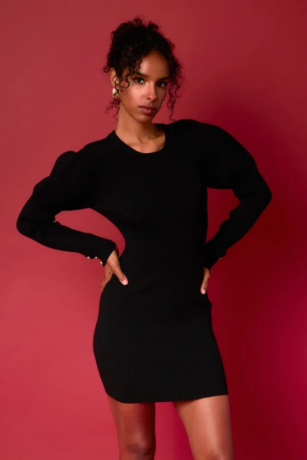 ENDLESS ROSE Sweaters & Knits | Tops*- Puff Sleeve Knit Dress