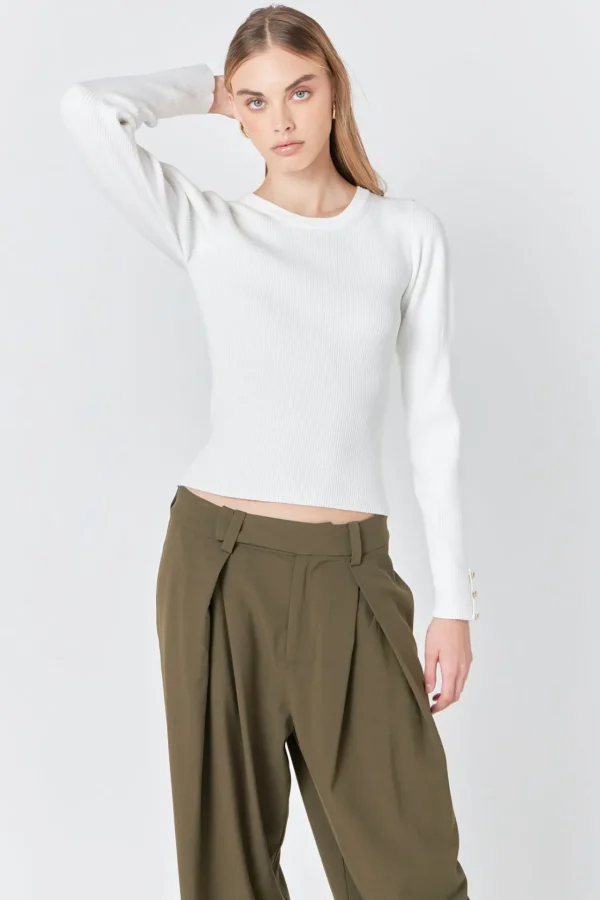 ENDLESS ROSE Sweaters & Knits | Tops*- Puff Sleeve Top