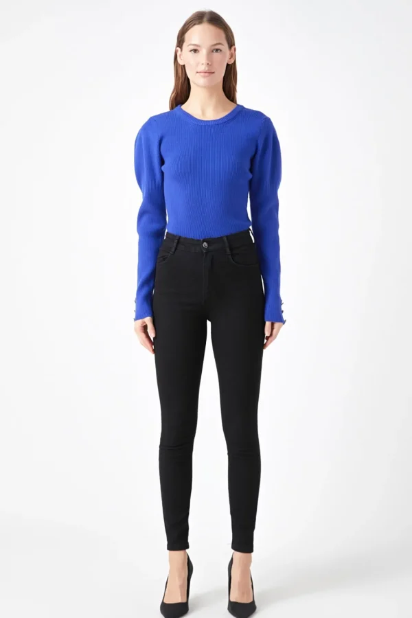 ENDLESS ROSE Sweaters & Knits | Tops*- Puff Sleeve Top