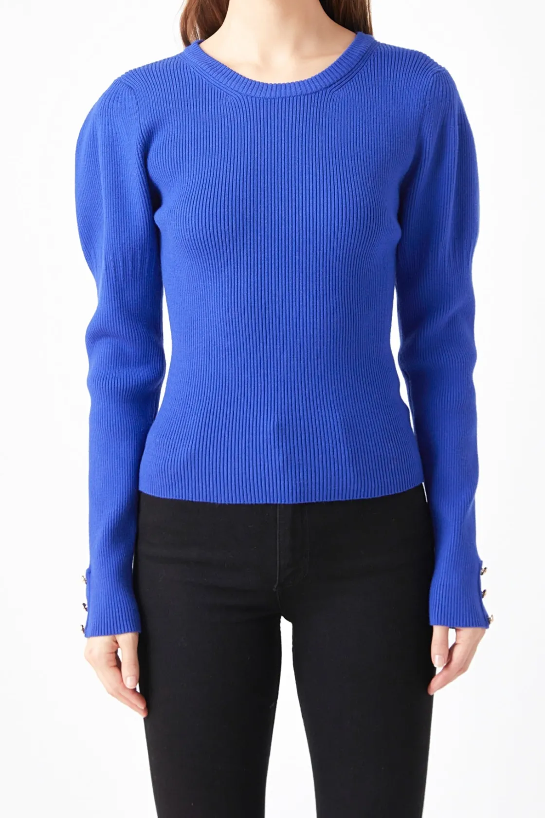 endless_rose__puff_sleeve_5-2.webp ENDLESS ROSE Sweaters & Knits | Tops*- Puff Sleeve Top