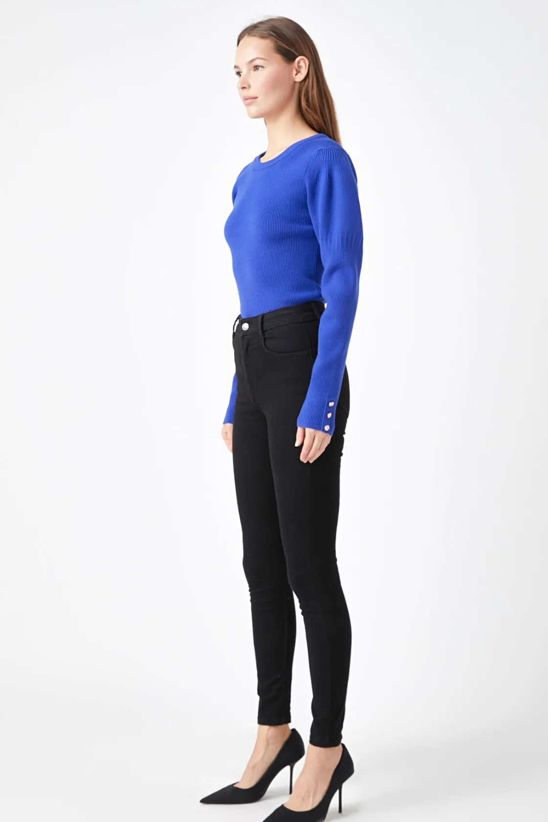 endless_rose__puff_sleeve_6-2.webp ENDLESS ROSE Sweaters & Knits | Tops*- Puff Sleeve Top
