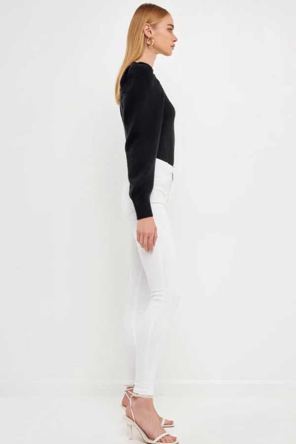 ENDLESS ROSE Sweaters & Knits | Tops*- Puff Sleeve Sweater