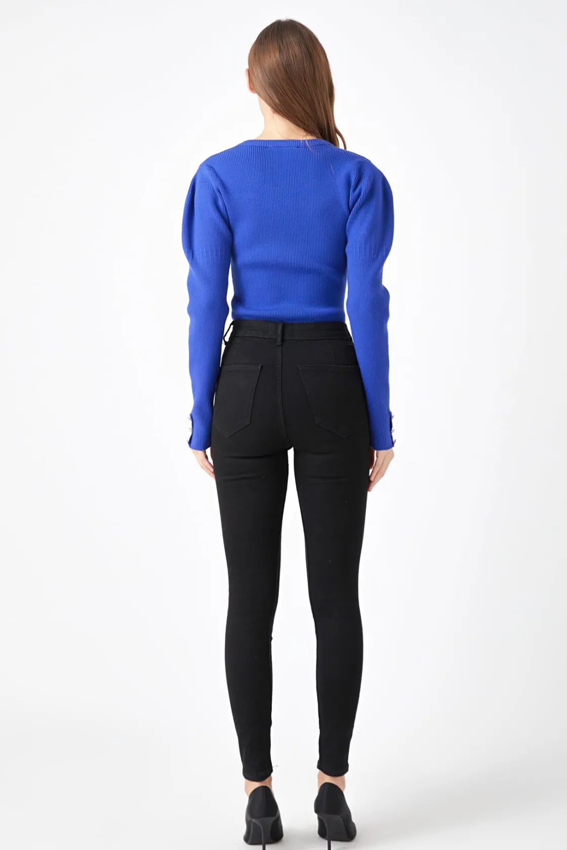 endless_rose__puff_sleeve_7-2.webp ENDLESS ROSE Sweaters & Knits | Tops*- Puff Sleeve Top