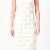 ENDLESS ROSE Tops*- Racer Back Neck Midi Dress IVORY