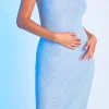 ENDLESS ROSE Bodycon Dresses | Tops*- Rhinestone Mesh Midi Dress