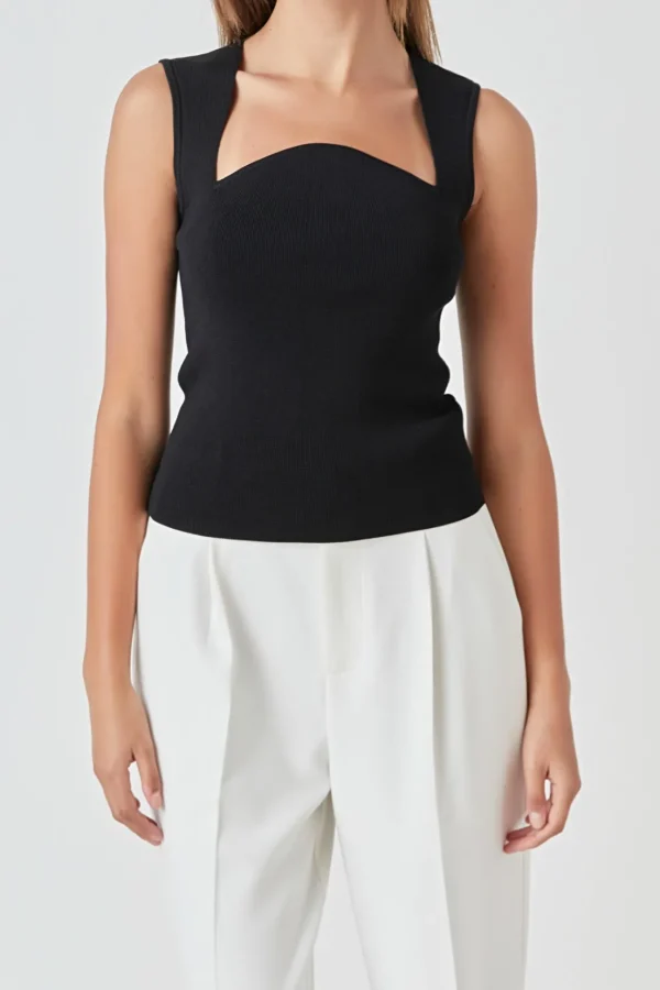 ENDLESS ROSE Sweaters & Knits | Tops*- Ribbed Knit Sleeveless Top