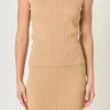 ENDLESS ROSE Tops*- Ribbed Sleeveless Top