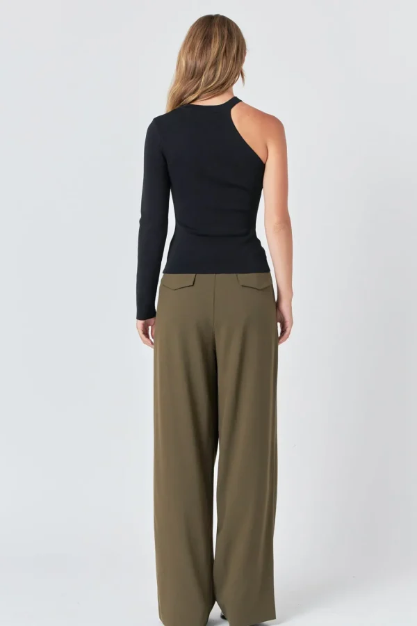ENDLESS ROSE Tops*- Rose Knit Top