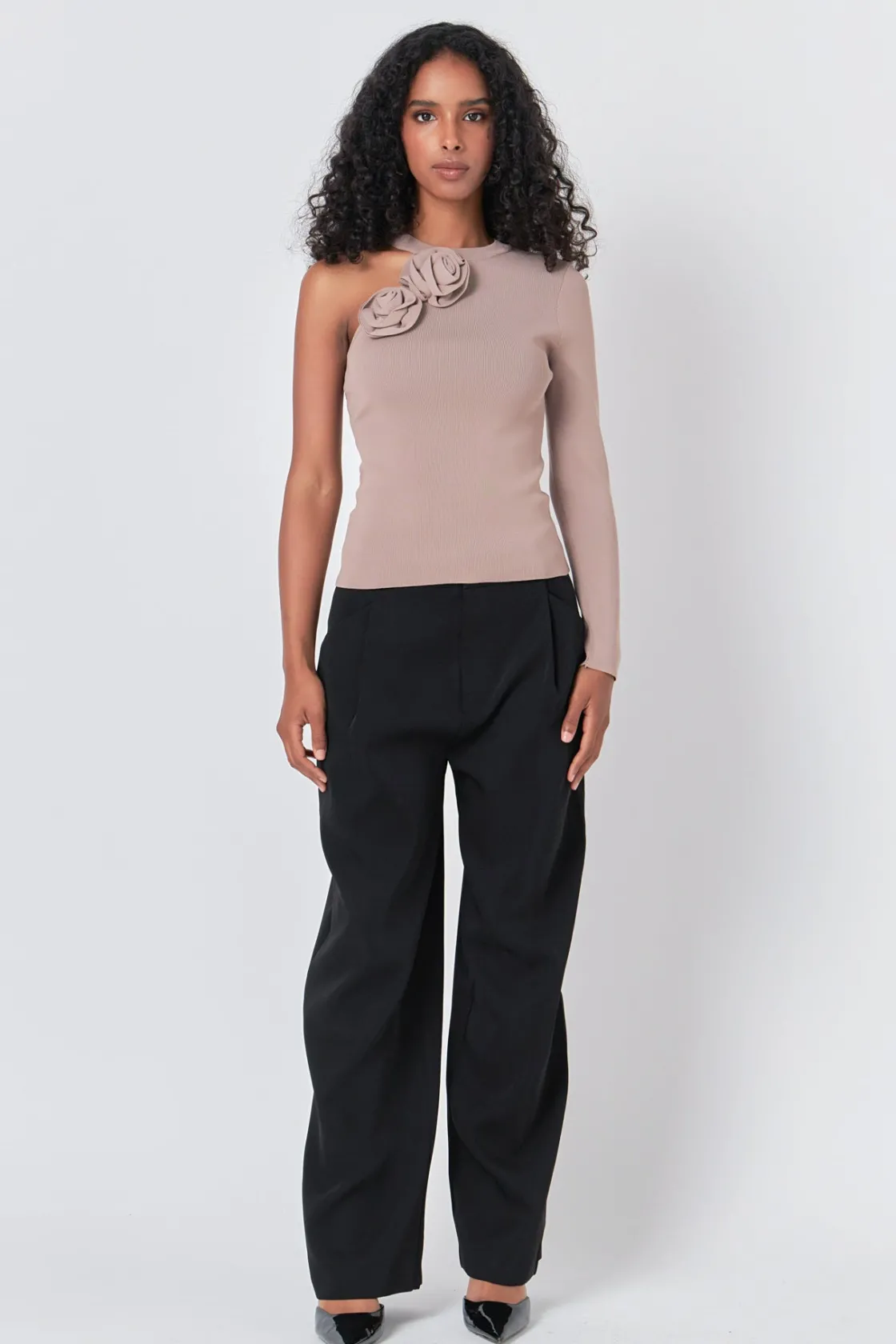 endless_rose__rose_knit_t_4.webp ENDLESS ROSE Tops*- Rose Knit Top