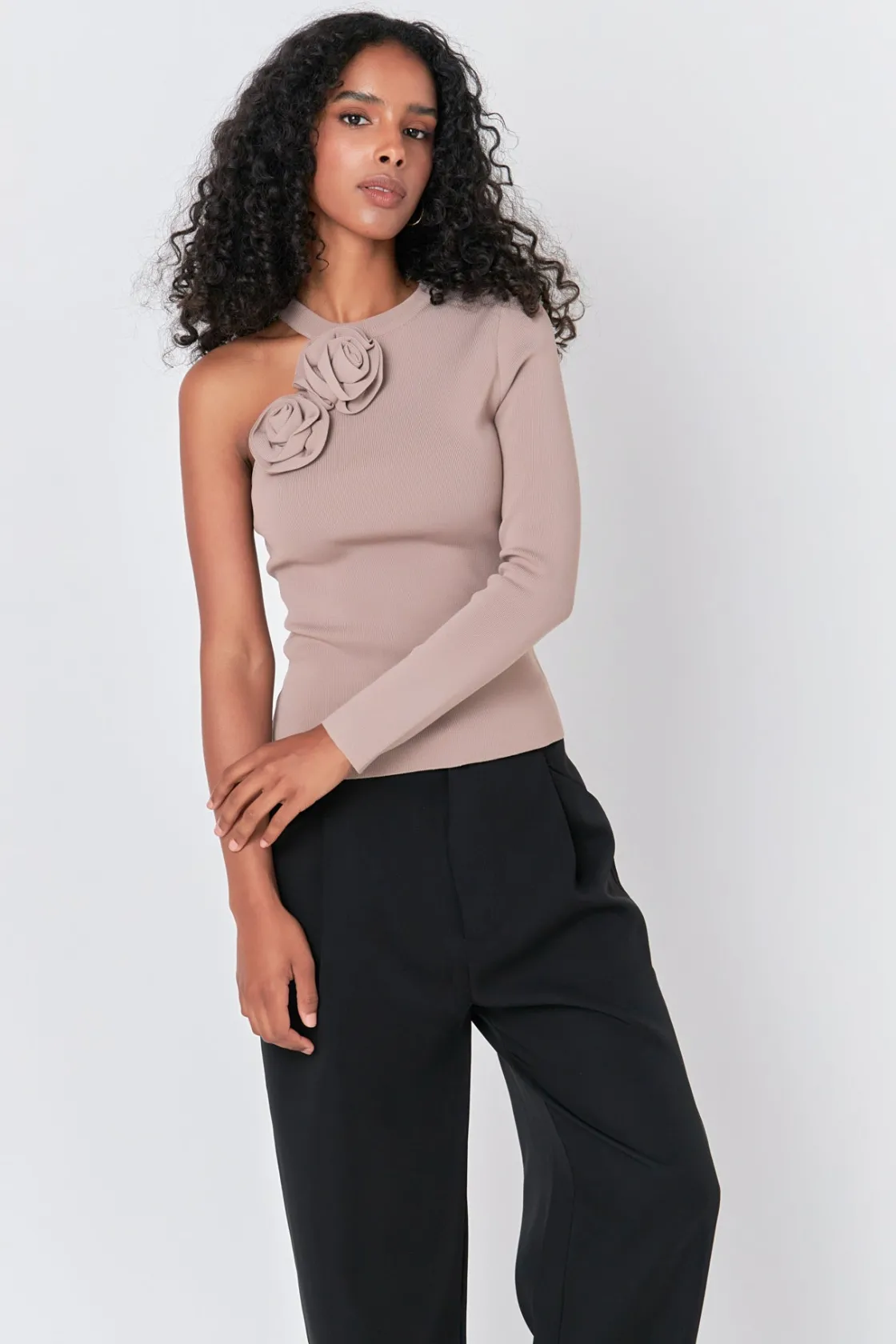 endless_rose__rose_knit_t_8.webp ENDLESS ROSE Tops*- Rose Knit Top