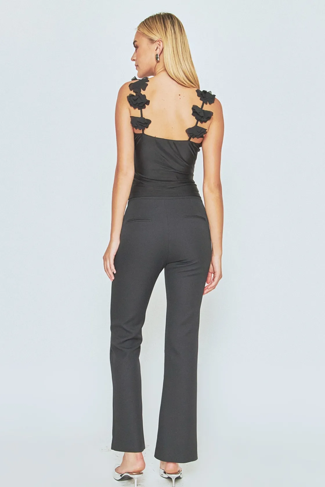 endless_rose__rosette_sho_3.webp ENDLESS ROSE Tops*- Rosette Shoulder Fitted Top