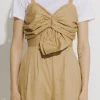 ENDLESS ROSE Tops | One Pieces*- Ruched Detail Jumpsuit BEIGE