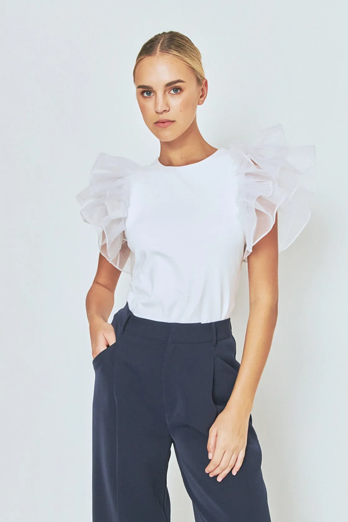 endless_rose__ruffle_top_11.webp ENDLESS ROSE Tops*- Ruffle Top