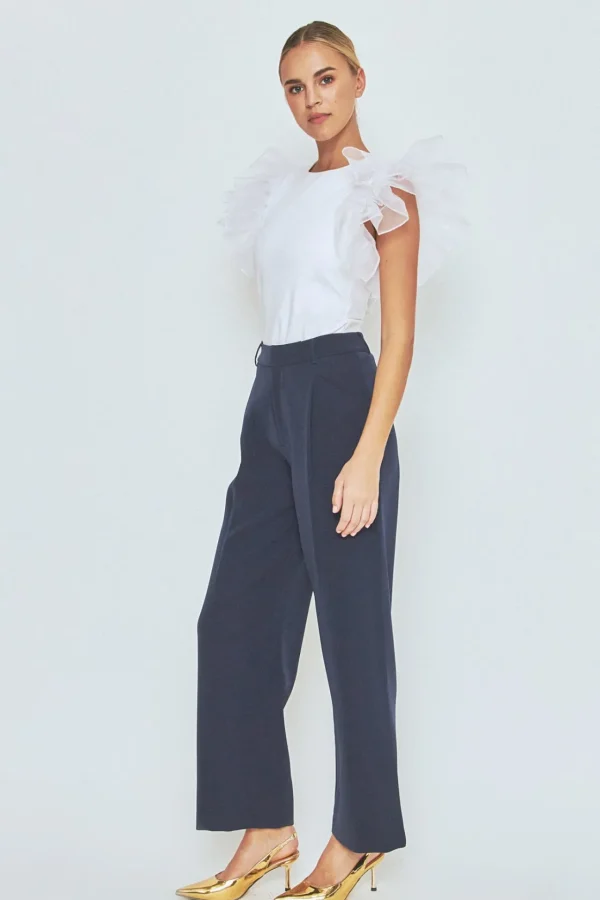 ENDLESS ROSE Tops*- Ruffle Top