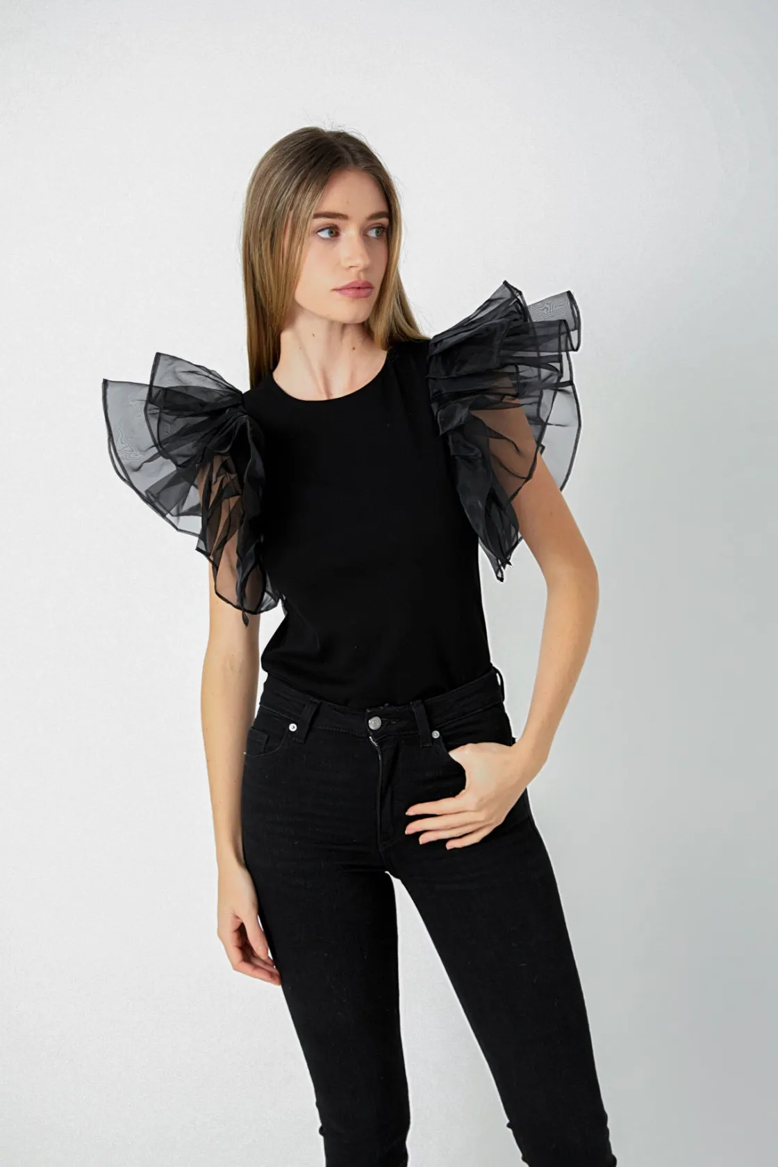 endless_rose__ruffle_top_4.webp ENDLESS ROSE Tops*- Ruffle Top