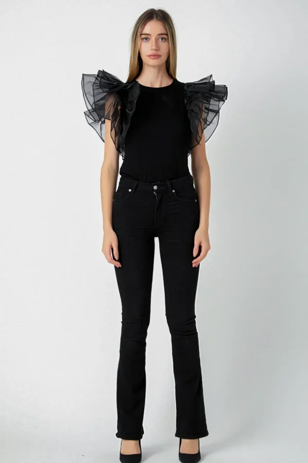 ENDLESS ROSE Tops*- Ruffle Top