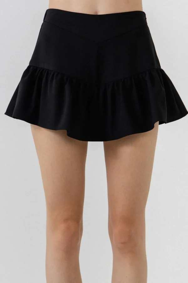 ENDLESS ROSE Skirts | Tops*- Ruffled Detail Skort