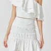 ENDLESS ROSE Tops*- Ruffled One Shoulder Top