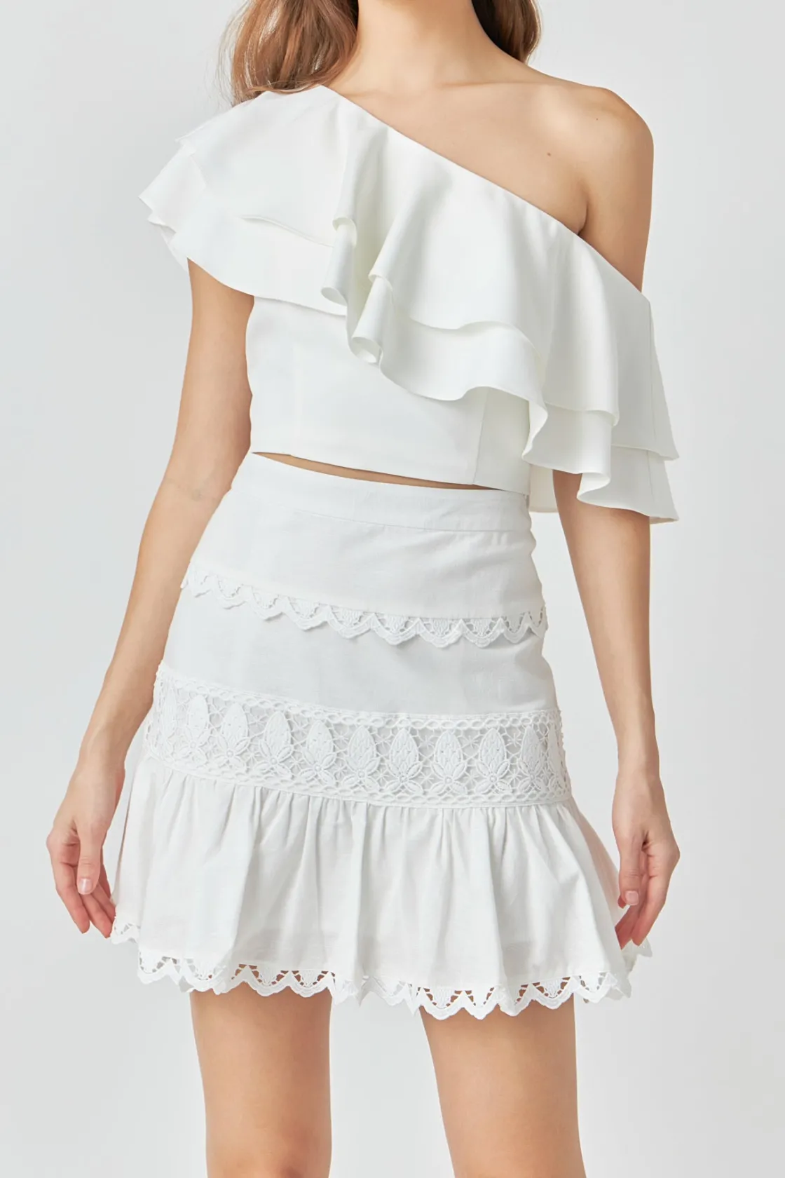 endless_rose__ruffled_one_0.webp ENDLESS ROSE Tops*- Ruffled One Shoulder Top