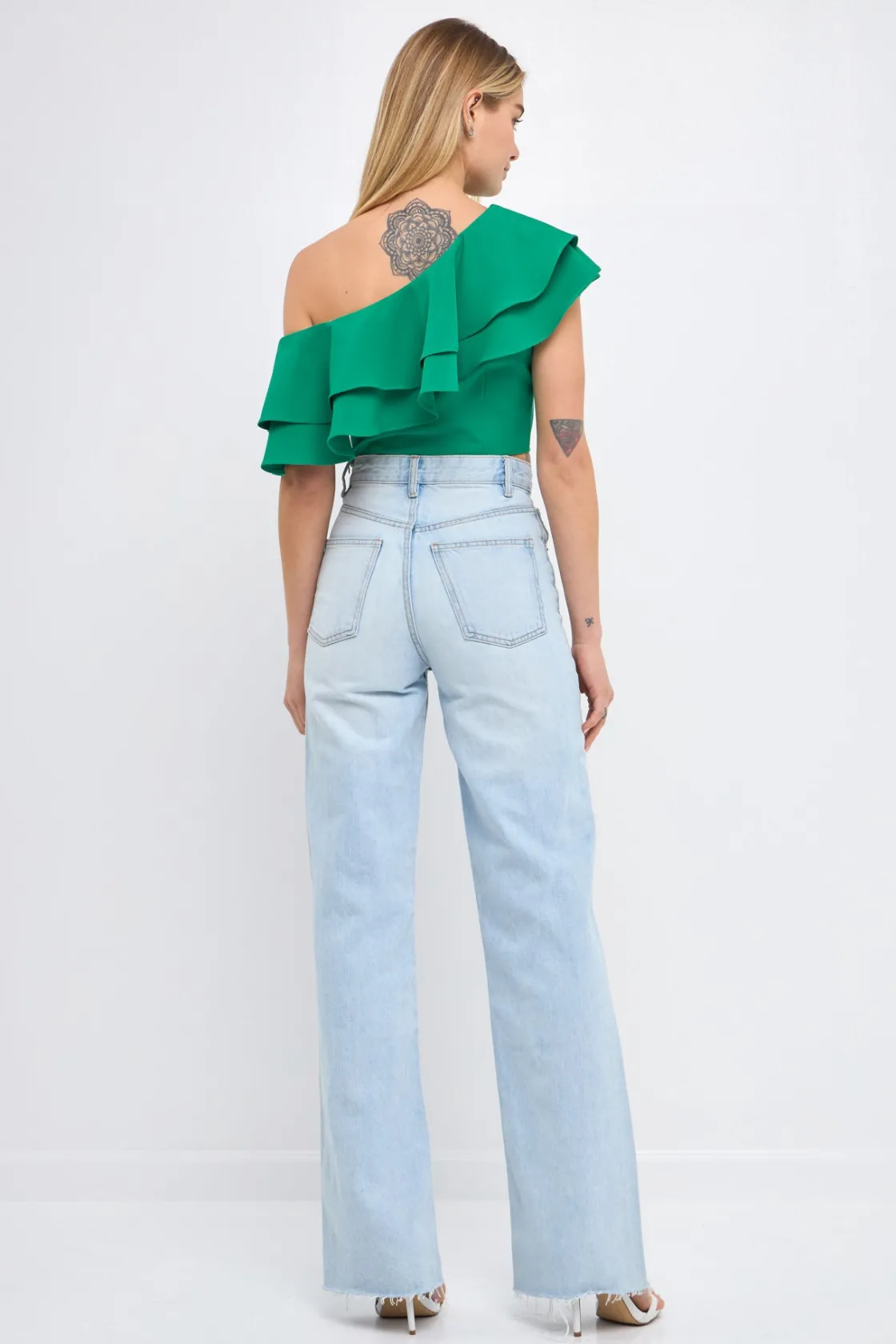 endless_rose__ruffled_one_17.webp ENDLESS ROSE Tops*- Ruffled One Shoulder Top