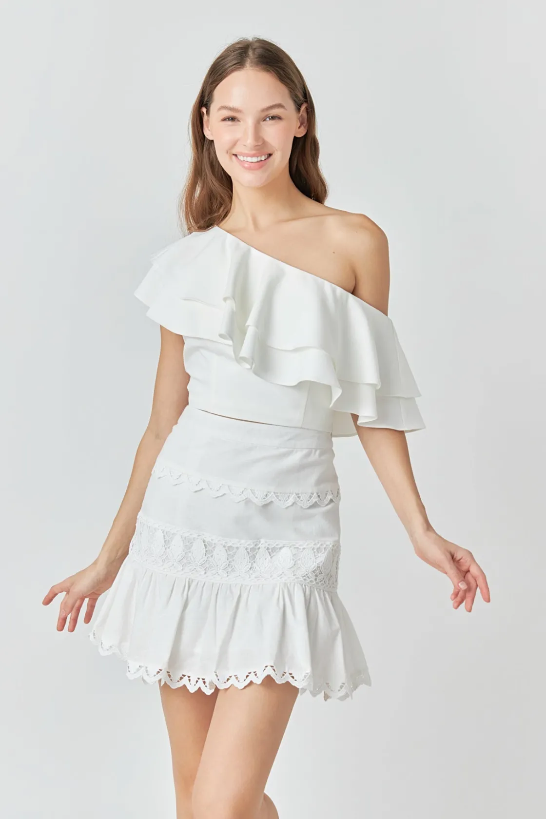 endless_rose__ruffled_one_3.webp ENDLESS ROSE Tops*- Ruffled One Shoulder Top