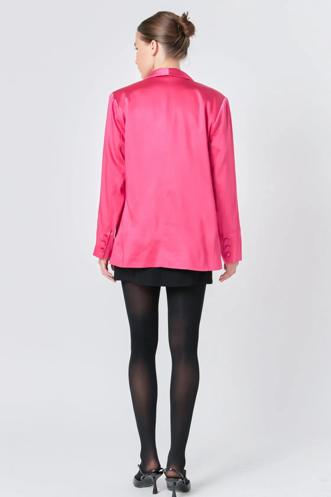 endless_rose__satin_blaze_2.webp ENDLESS ROSE Blazers | Tops*- Satin Blazer