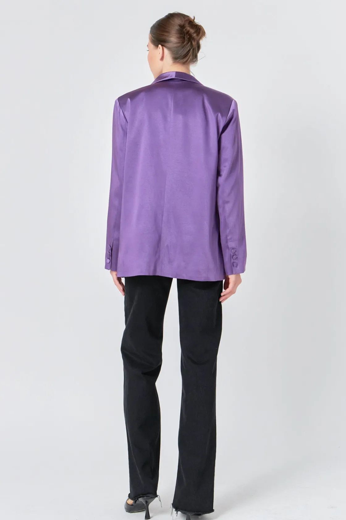 endless_rose__satin_blaze_22.webp ENDLESS ROSE Blazers | Tops*- Satin Blazer