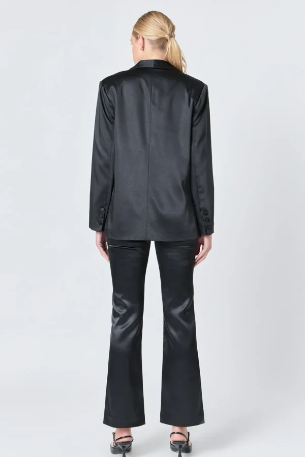 ENDLESS ROSE Blazers | Tops*- Satin Blazer