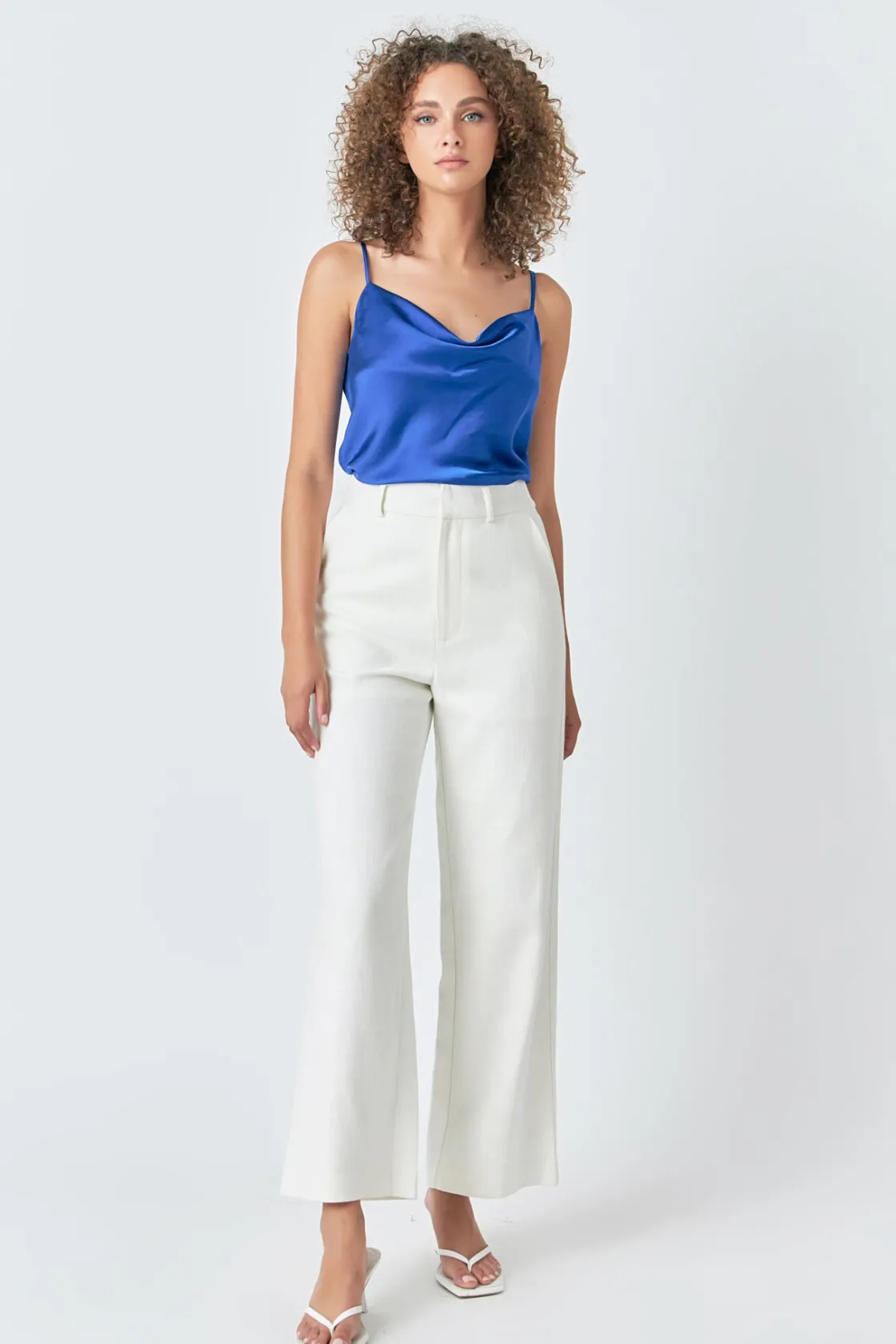 endless_rose__satin_cowl__19.webp ENDLESS ROSE Tops*- Satin Cowl Neck Top