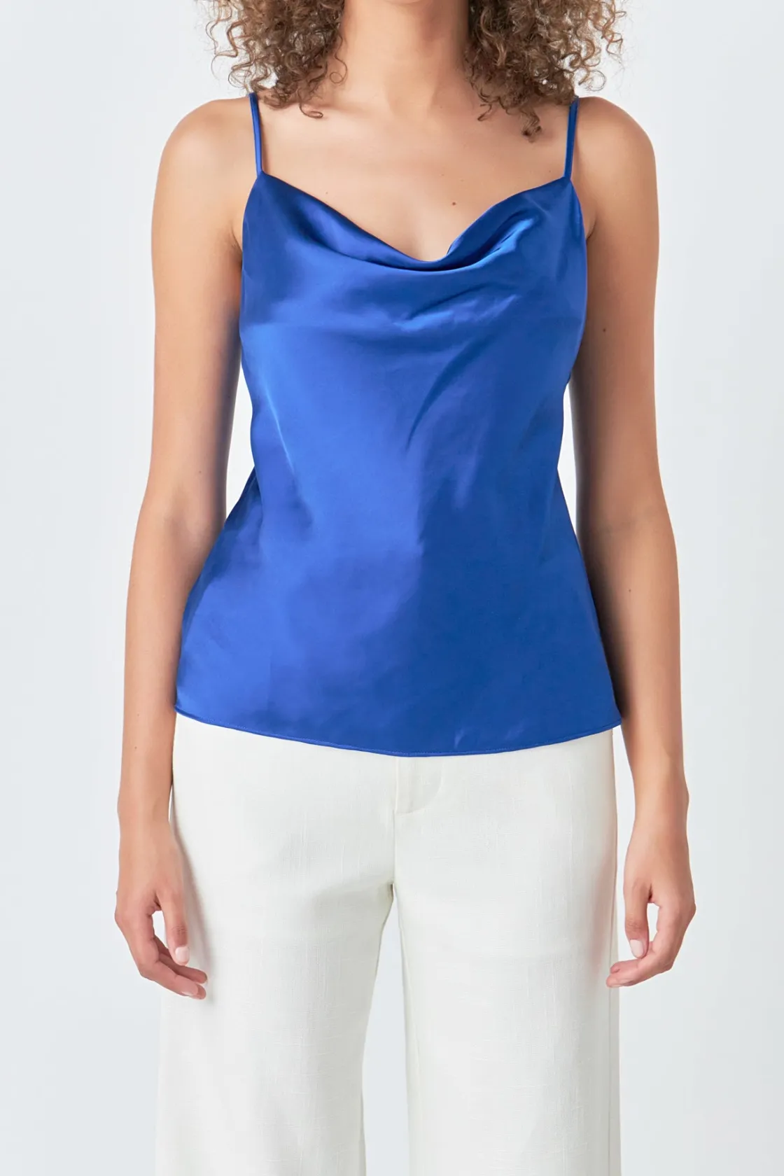 endless_rose__satin_cowl__20.webp ENDLESS ROSE Tops*- Satin Cowl Neck Top
