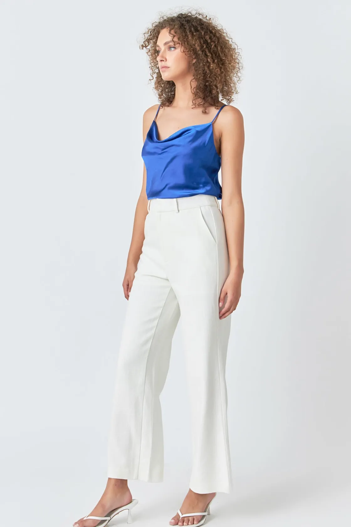 endless_rose__satin_cowl__21.webp ENDLESS ROSE Tops*- Satin Cowl Neck Top
