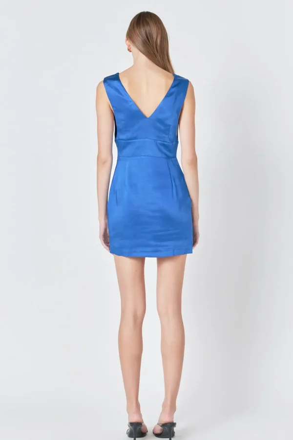 ENDLESS ROSE Satin Dresses | Bodycon Dresses*- Satin Cut-Out Mini Dress