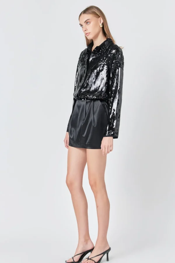 ENDLESS ROSE Skirts | Tops*- Satin Mini Skirt