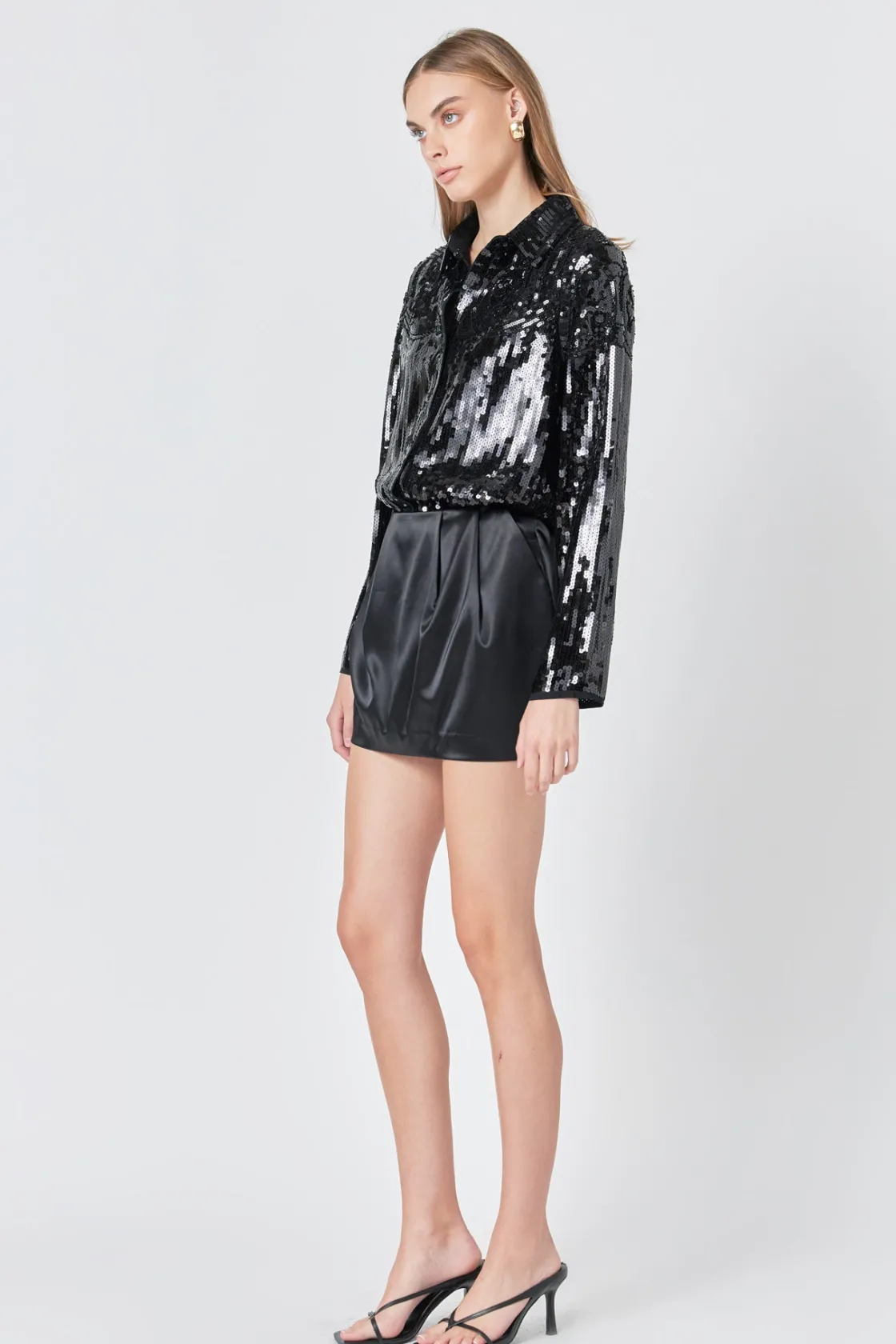 endless_rose__satin_mini__1.webp ENDLESS ROSE Skirts | Tops*- Satin Mini Skirt