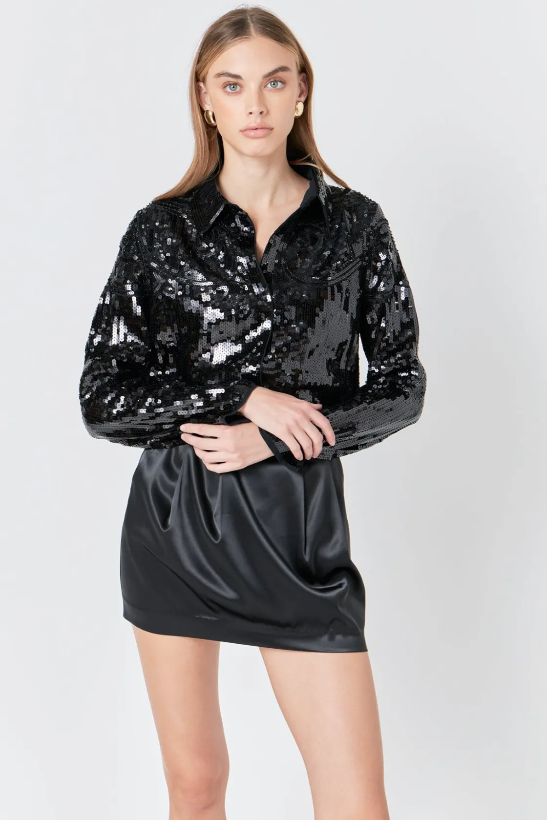 endless_rose__satin_mini__3.webp ENDLESS ROSE Skirts | Tops*- Satin Mini Skirt