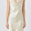 ENDLESS ROSE Tops*- Satin Slip Mini Dress