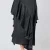 ENDLESS ROSE Skirts | Tops*- Satin Waterfall Midi Skirt