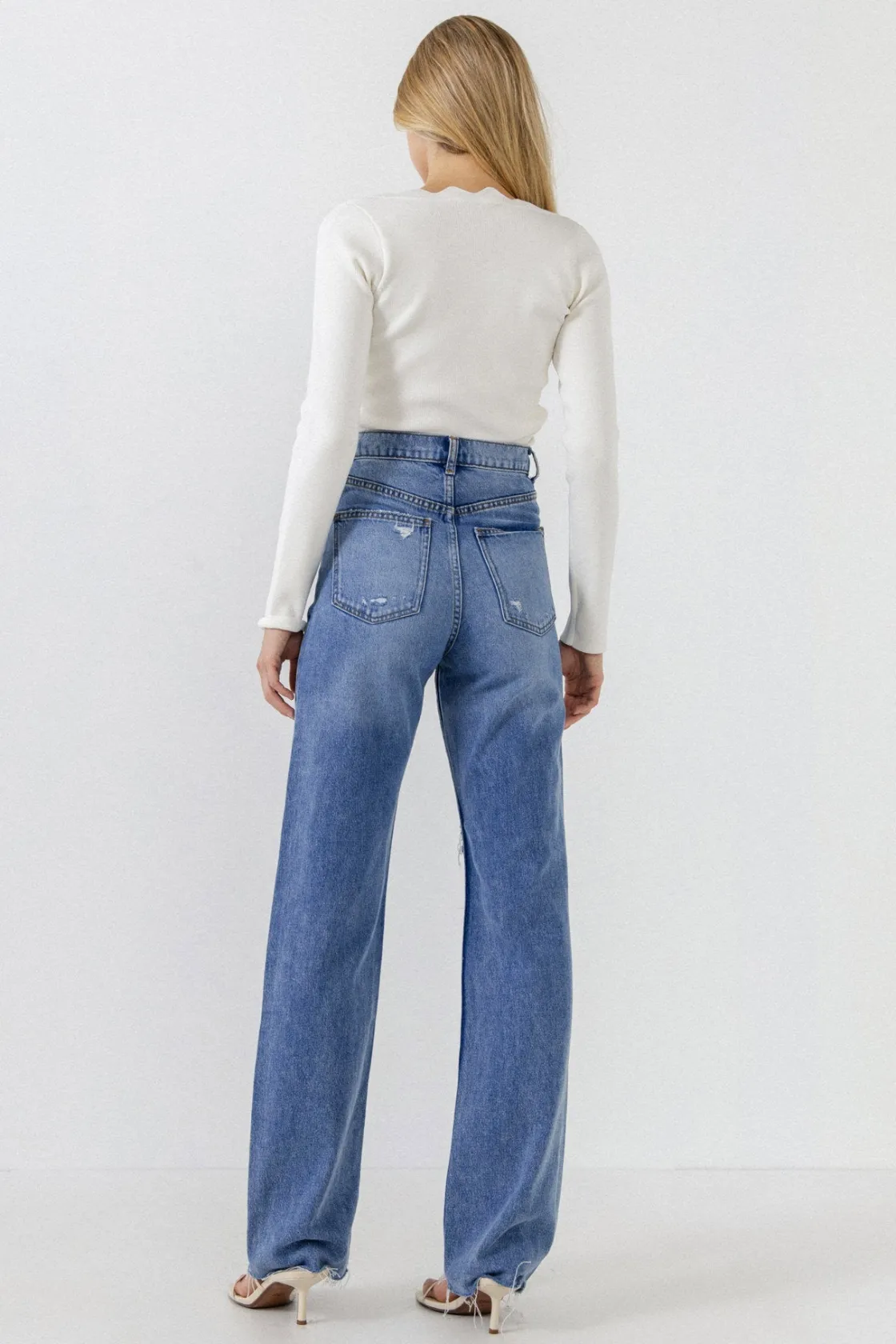 endless_rose__scallop_det_31.webp ENDLESS ROSE Sweaters & Knits | Tops*- Scallop Detail Long Sleeve Sweater