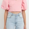 ENDLESS ROSE Tops*- Schrunchie Back Tied Top