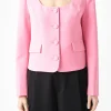 ENDLESS ROSE Jackets & Coats | Tops*- Scooped U Buttoned Top