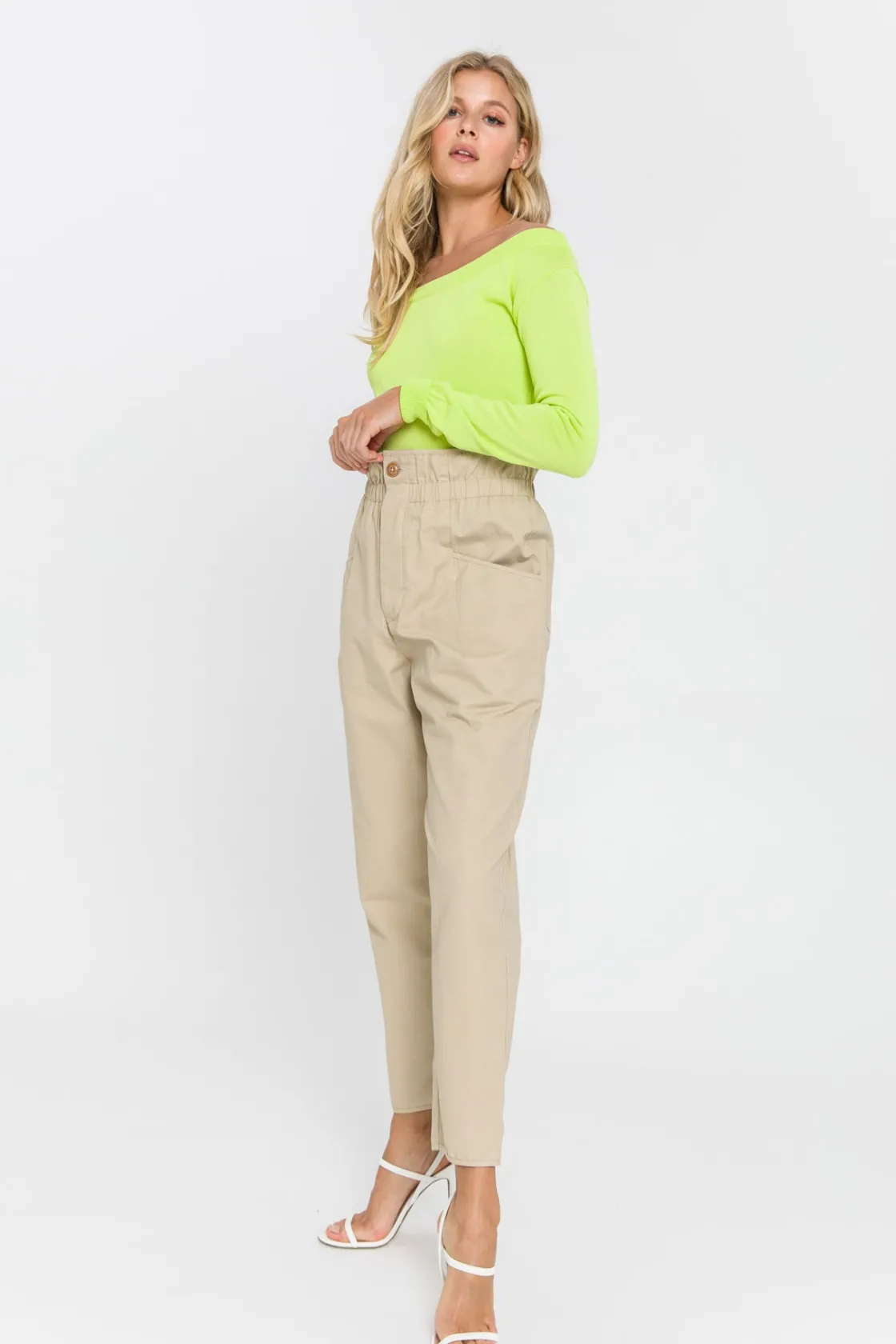 endless_rose__see_through_3.webp ENDLESS ROSE Sweaters & Knits | Tops*- See Through Yoke Sweater YELLOW