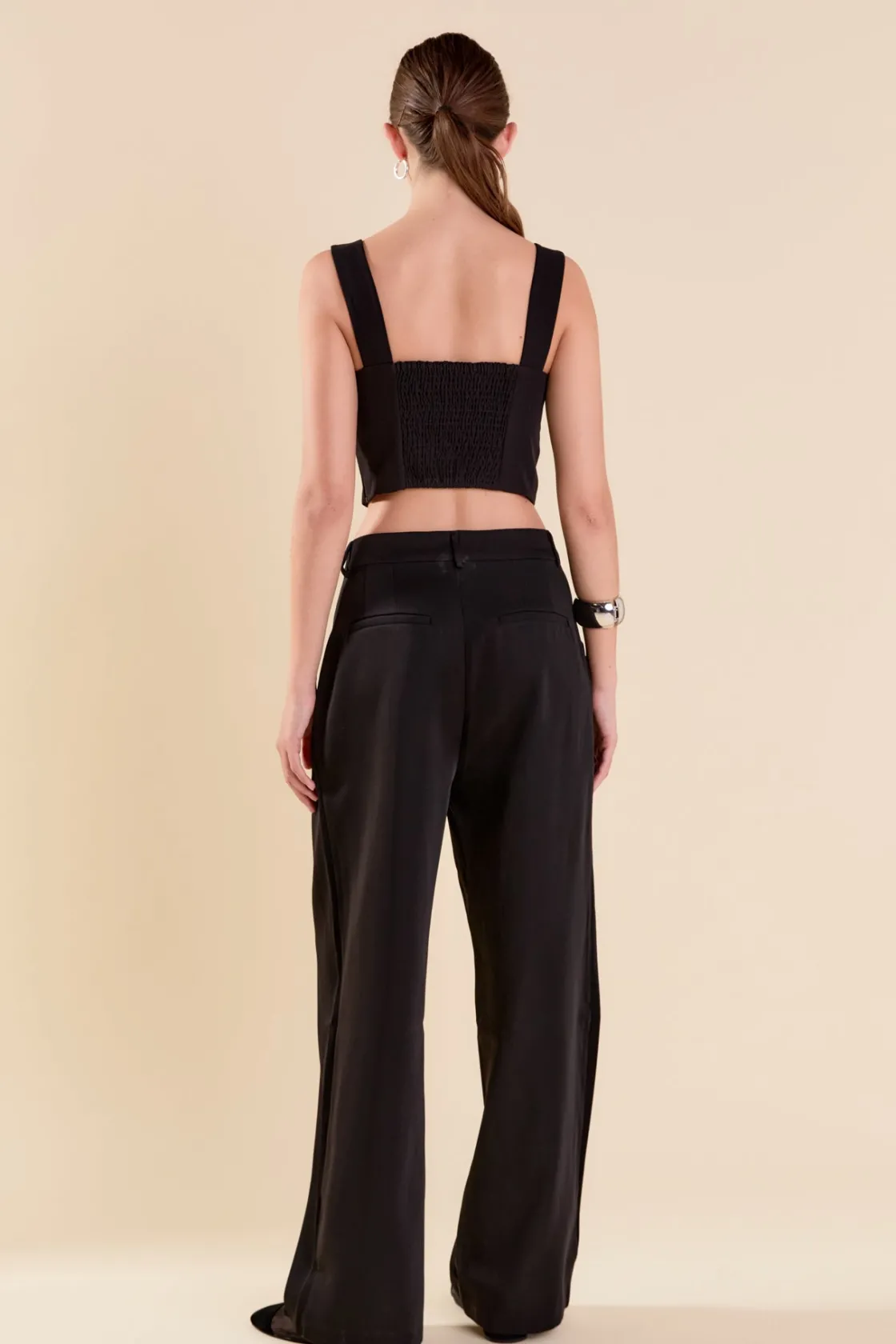 endless_rose__sequin_bow__2.webp ENDLESS ROSE Tops*- Sequin Bow Top BLACK