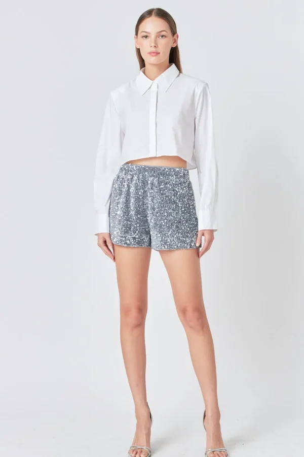 ENDLESS ROSE Matching Sets | Shorts & Skorts*- Sequin Confetti Shorts