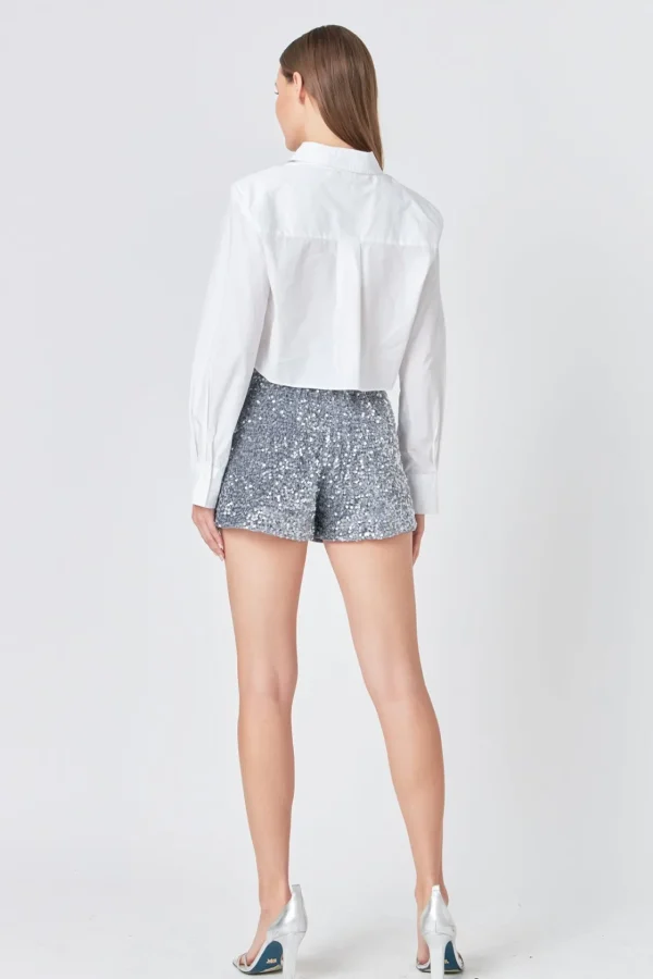 ENDLESS ROSE Matching Sets | Shorts & Skorts*- Sequin Confetti Shorts