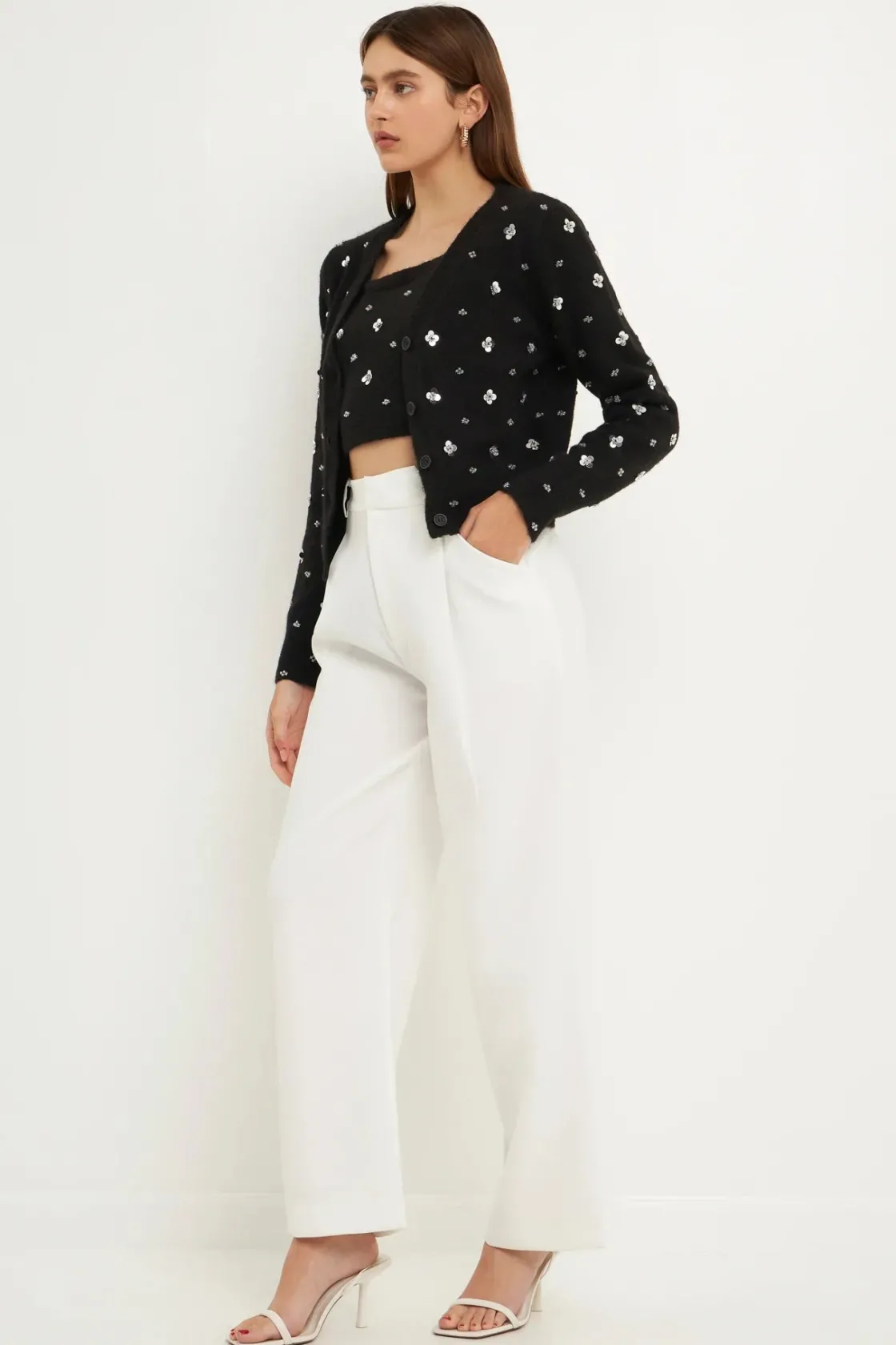 endless_rose__sequin_embe_1-1.webp ENDLESS ROSE Sweaters & Knits*- Sequin Embellished Cardigan