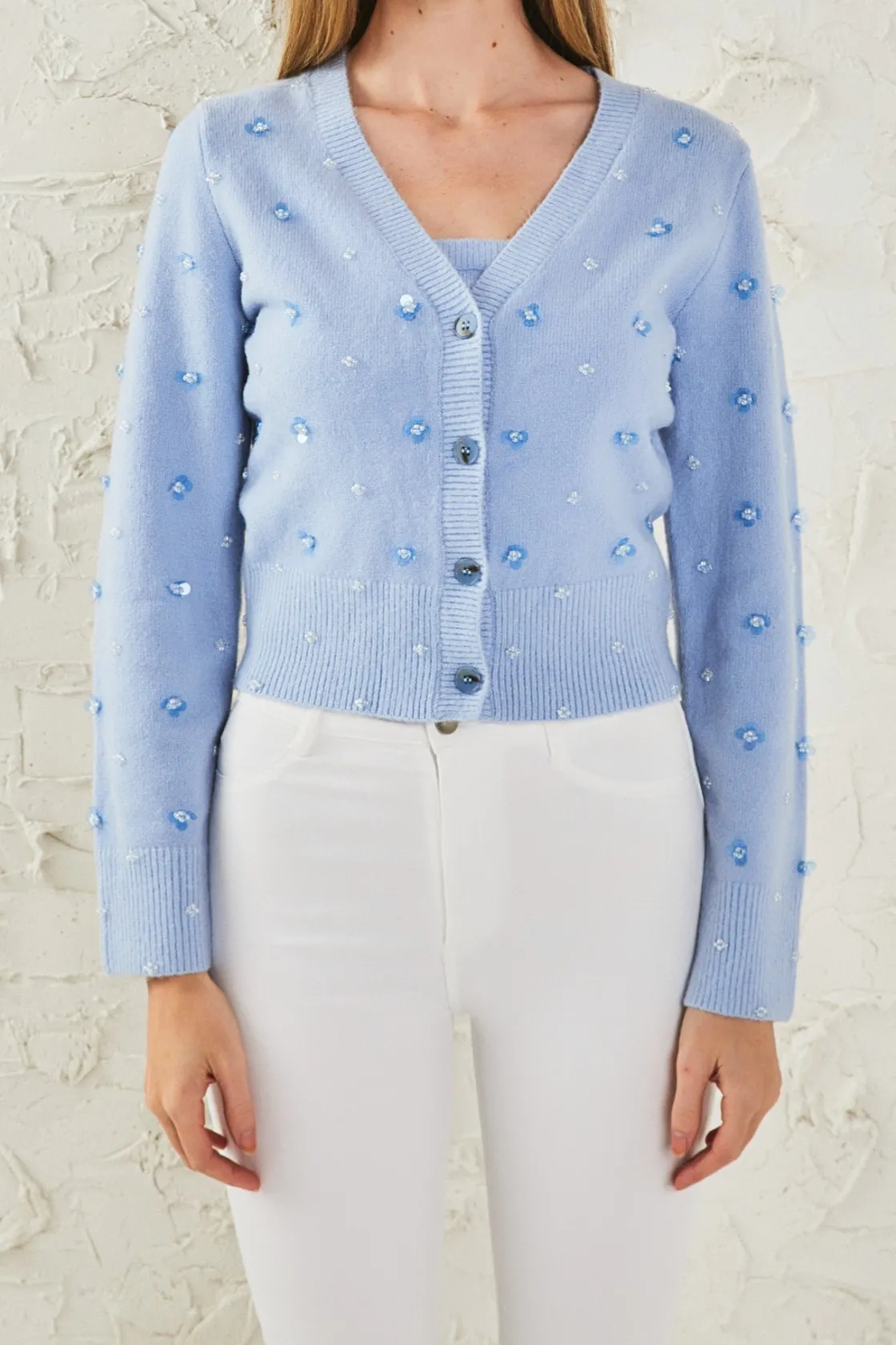 endless_rose__sequin_embe_10.webp ENDLESS ROSE Sweaters & Knits*- Sequin Embellished Cardigan