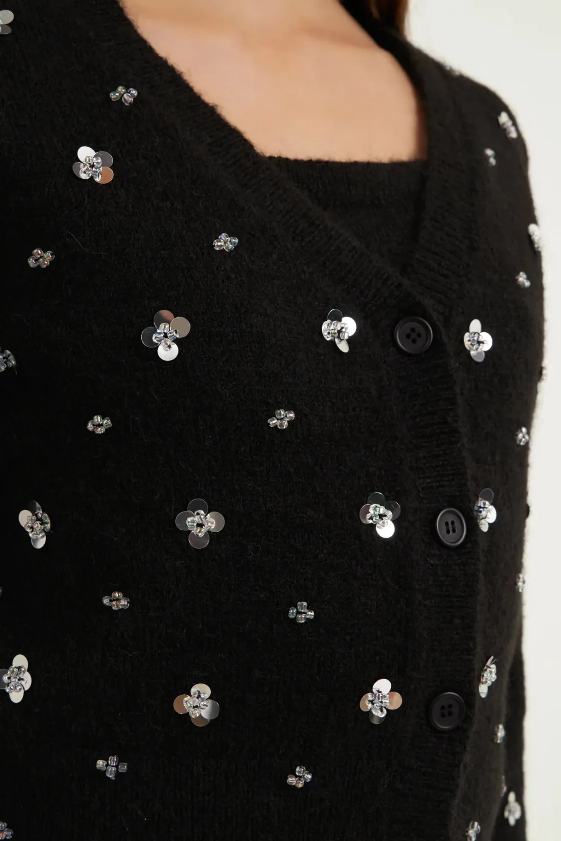 endless_rose__sequin_embe_3-1.webp ENDLESS ROSE Sweaters & Knits*- Sequin Embellished Cardigan